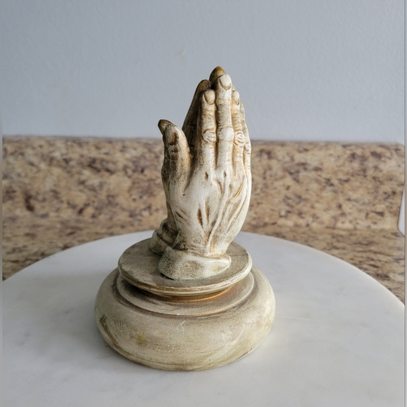 Vintage PRAYING HANDS sculpture 1968
